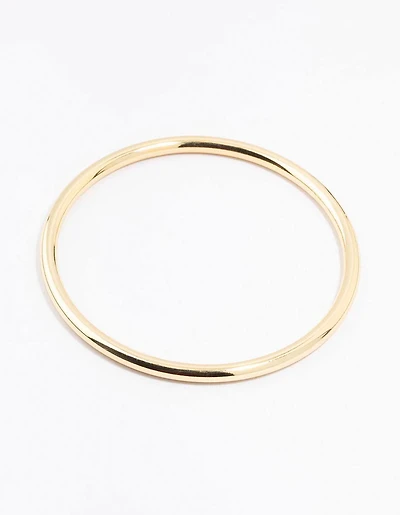 Bracelet à âme ronde plaqué or