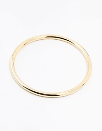 Bracelet à âme ronde plaqué or