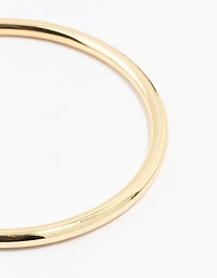 Bracelet à âme ronde plaqué or