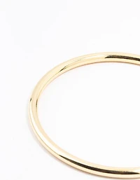 Bracelet à âme ronde plaqué or