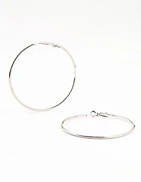 Surgical Steel Classic Hoop Earrings 60MM