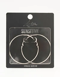 Boucles d’oreilles Classic Hoop en acier chirurgical 60 mm