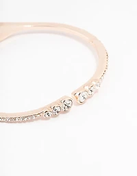 Rose Gold Diamante Bracelet