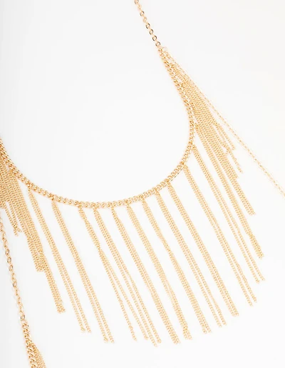 Collier multi-pampilles en or