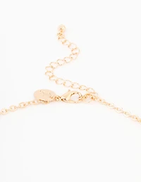 Collier multi-pampilles en or
