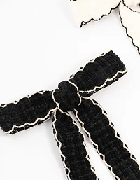 Nœuds tissés en tissu Saint-Jacques en paquet de 2