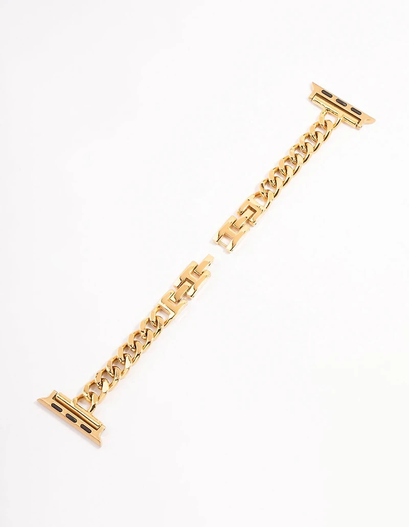 Gold Thin Chain Watch Strap 38/40/41