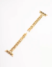 Gold Thin Chain Watch Strap 38/40/41