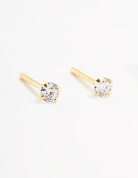 Gold Plated Sterling Silver Mini Starburst Earrings 2-Pack
