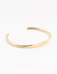 Waterproof Gold Plated Stainless Steel Slim Wrist Cuff