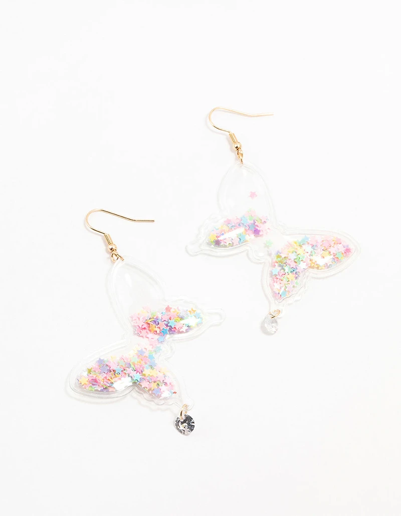 Boucles d’oreilles tombantes Butterfly Shaker