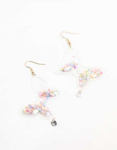 Boucles d’oreilles tombantes Butterfly Shaker