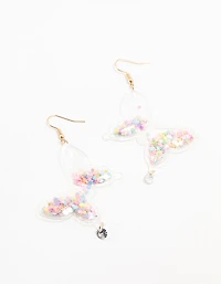 Boucles d’oreilles tombantes Butterfly Shaker