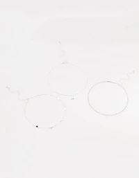 Silver Star Cupchain Chokers 3-Pack