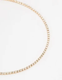 Gold Cupchain Pearl Chokers 3-Pack
