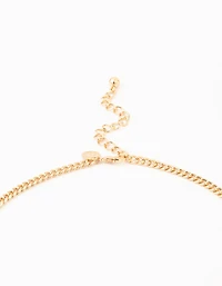 Gold Multirow Statement Necklace