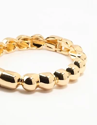 Gold Teardrop Bracelet