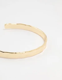 Menotte de poignet en laiton en laiton plaqué or