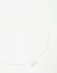 Sterling Silver Bow Necklace