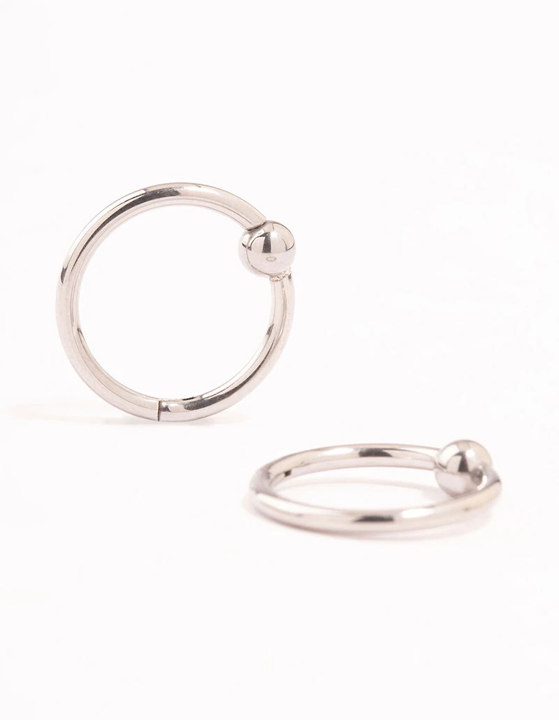 Surgical Steel Bull Clicker Ring