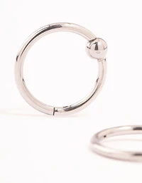 Surgical Steel Bull Clicker Ring