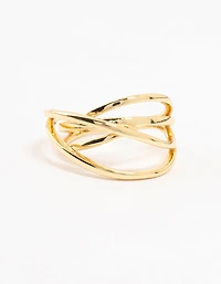 Gold Plated Thin Wrapped Ring