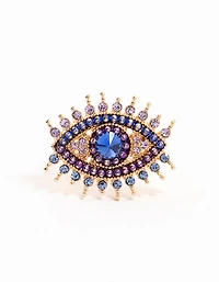 Gold Opulent Evil Eye Ring
