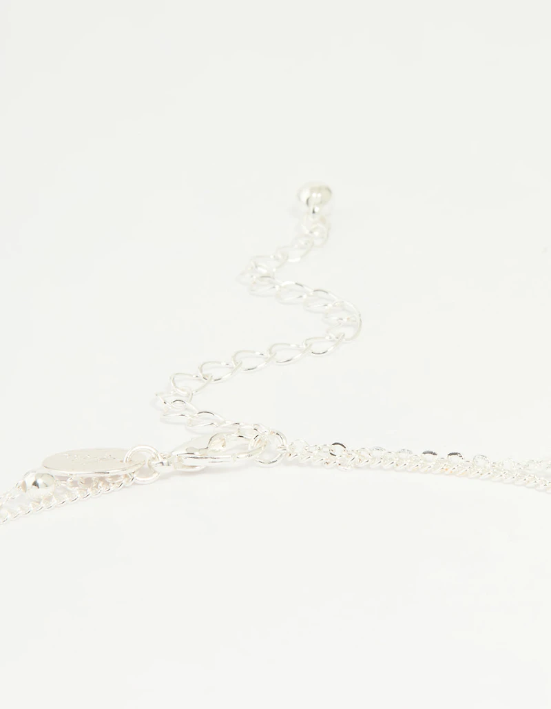 Gold Plated Bubble Letter K Necklace