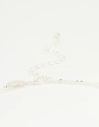 Gold Plated Bubble Letter K Necklace