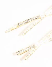 Pack 2-pack de glissières croisées Pearl & Pave