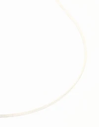 Silver Box Chain Necklace