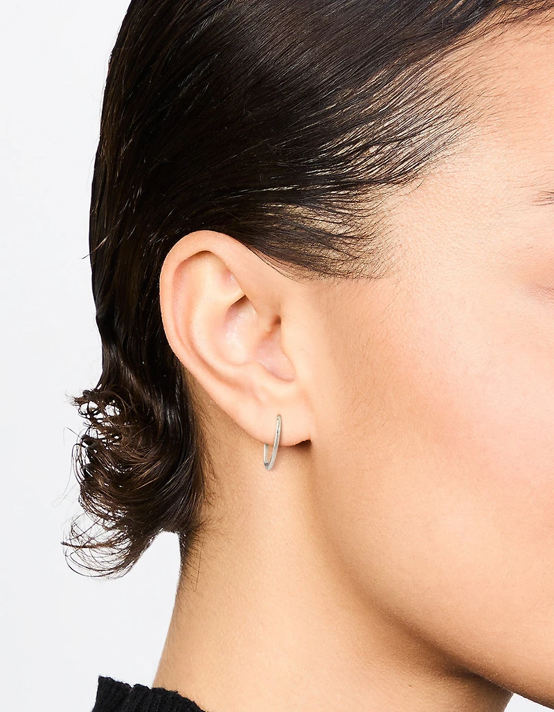 Boucles d’oreilles en acier chirurgical de sommeil moyen 12 mm