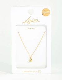 Gold Plated Sterling Silver Mini Heart Necklace