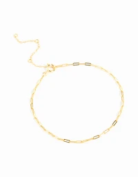 Gold Plated Sterling Silver Open Link Bracelet