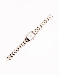 Silver Rectangle Watch