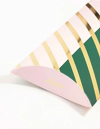 Pink and Green Pillow Box