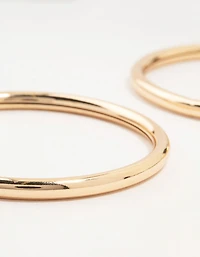Gold Smooth Bangles 2-Pack