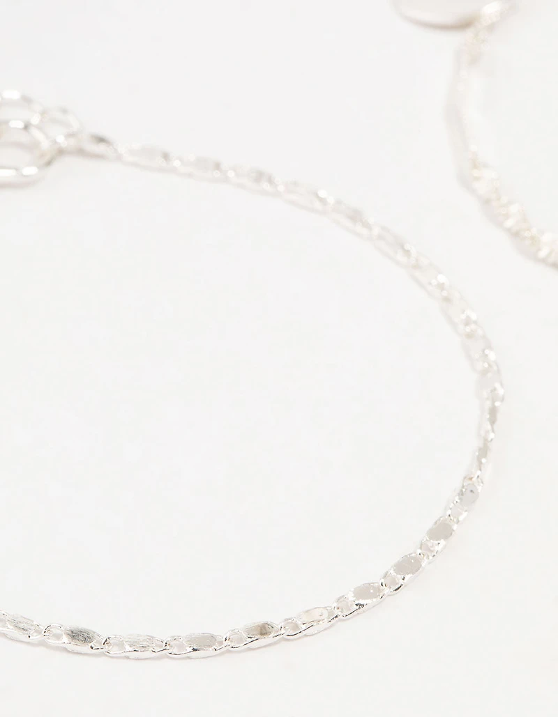 Silver Twist Tab Bracelets 2-Pack