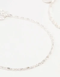 Silver Twist Tab Bracelets 2-Pack