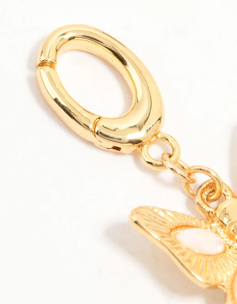 Gold Plated Opulent Butterfly Charm