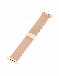 Rose Gold Mesh Strap 42/44/45 mm
