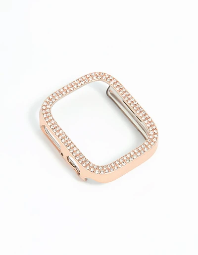 Rose Gold Diamante Watch Cover 40/41 mm