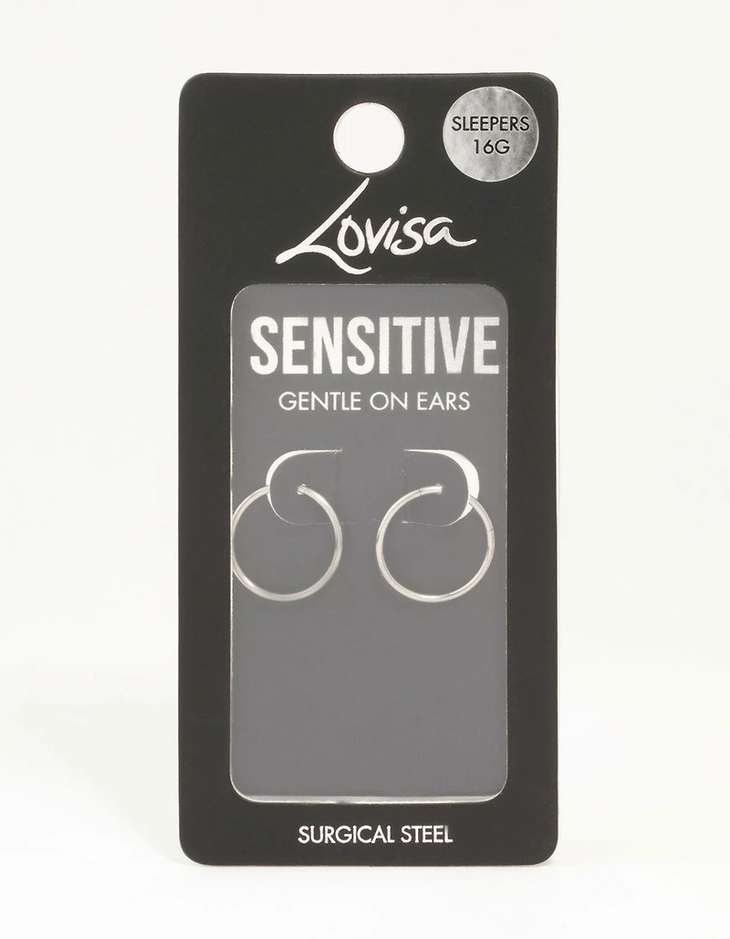 Surgical Steel Sleeper Earrings