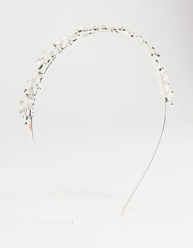 Bandeau des feuilles enroulées d’argent