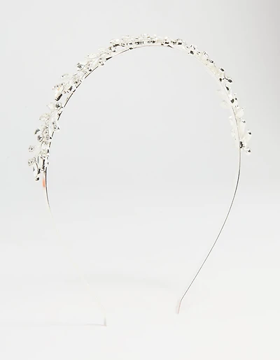 Bandeau des feuilles enroulées d’argent
