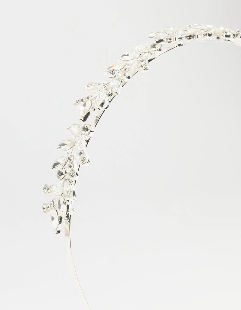 Bandeau des feuilles enroulées d’argent