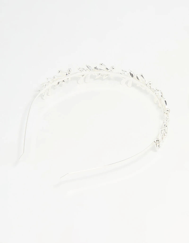 Bandeau des feuilles enroulées d’argent