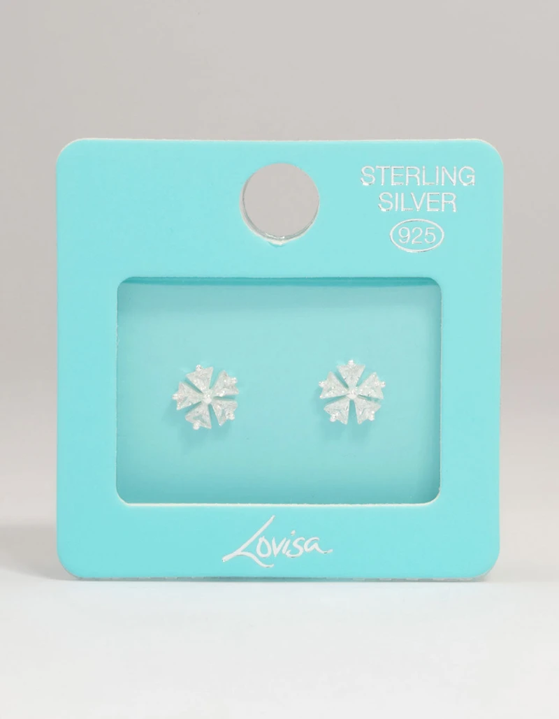 Boucles d’oreilles cubiques en zircone en argent sterling