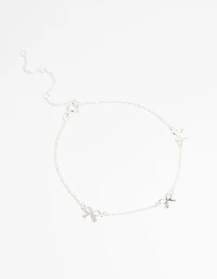 Sterling Silver Bow Bracelet