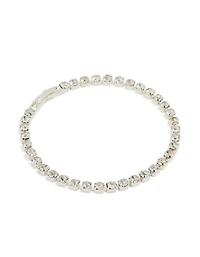 Silver Diamante Tennis Bracelet